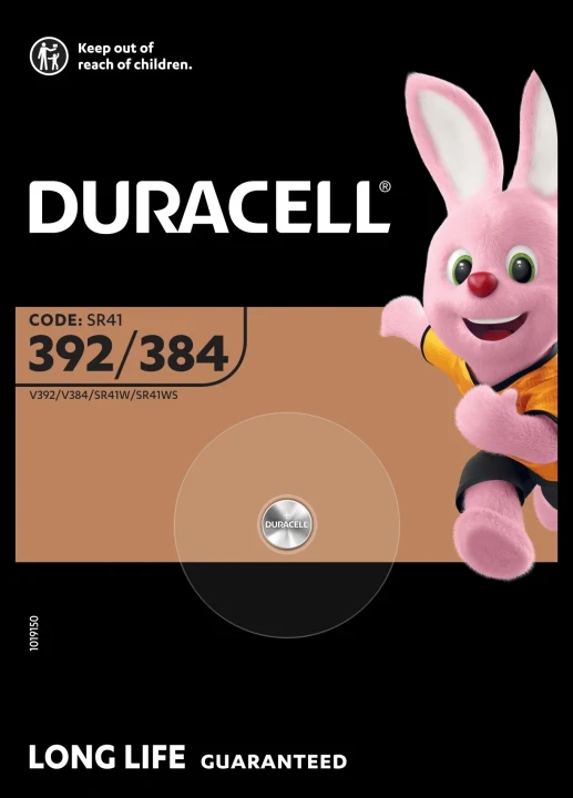 Duracell Silverbatteri 392/384, 1 st Duracell