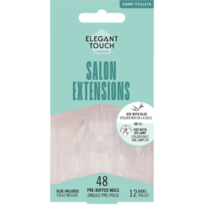 Elegant Touch Salon Extension Short Stiletto Elegant Touch