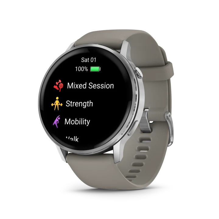 Garmin Venu 4 Black + Silver/Gray 45 mm Garmin