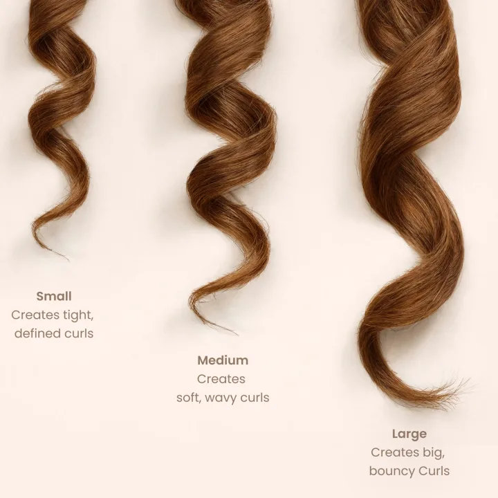 Lenoites Heatless Curls in Mulberry Silk Medium Brown Lenoites