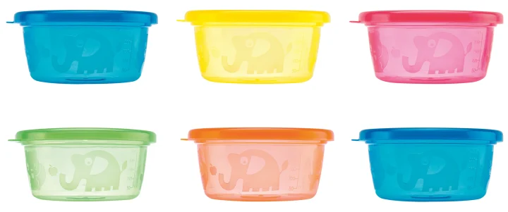 Nuby Snack Bowl Set 120 ml 6 st Nuby