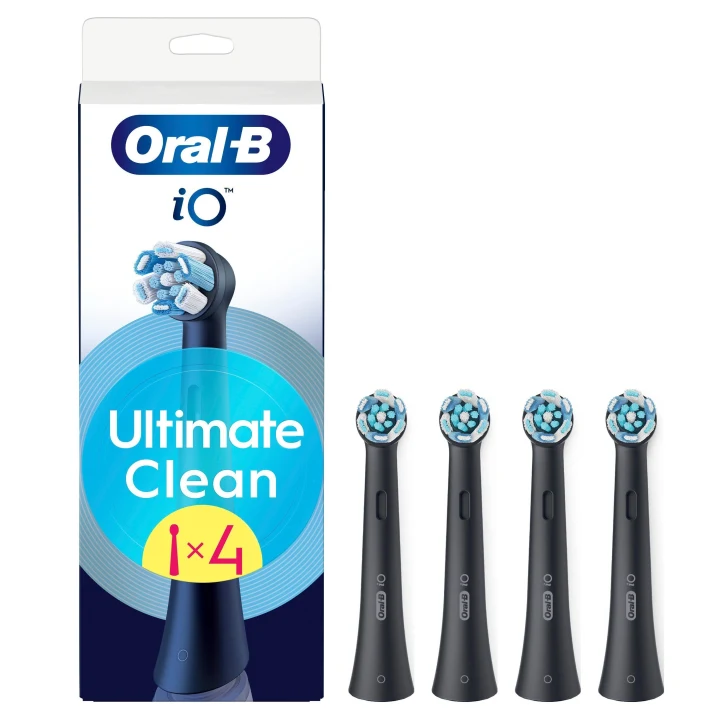 Oral-B iO Ultimate Clean Black Borsthuvud 4-pack Oral-B