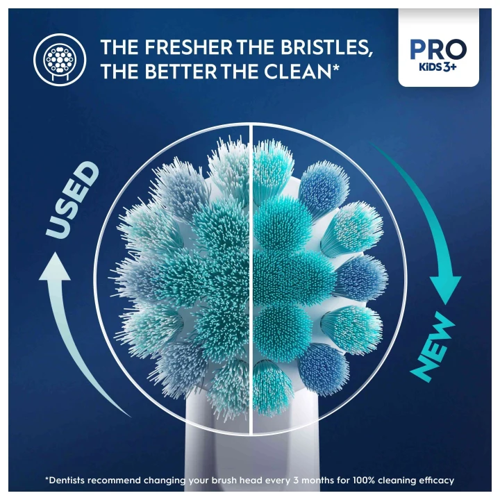 Oral-B Pro Kids Borsthuvuden Frost 3 st Oral-B
