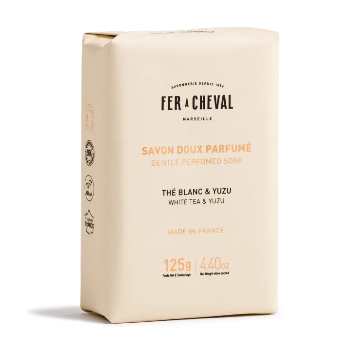Fer à Cheval Fast Tvål White Tea & Yuzu 125 g Fer a Cheval