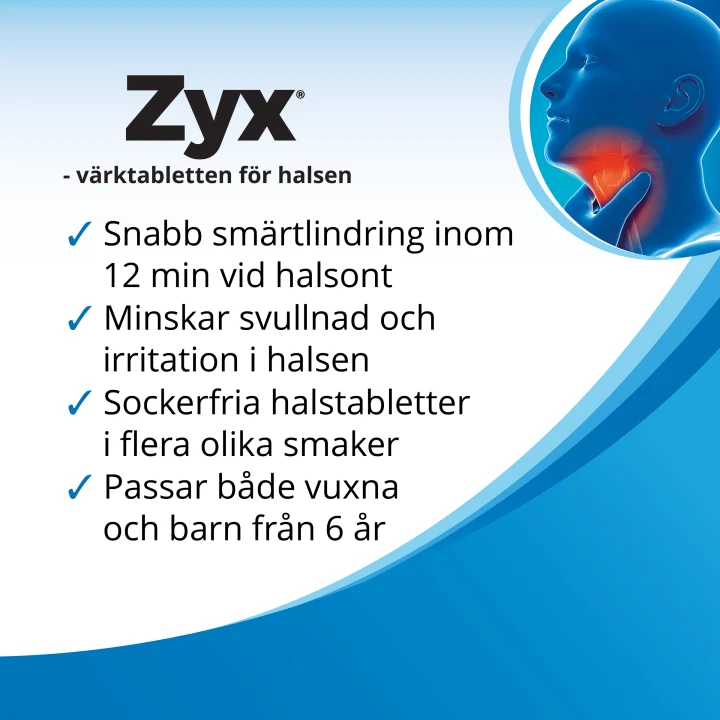 Zyx Mint Sugtablett 3 mg  20 sugtabletter Zyx