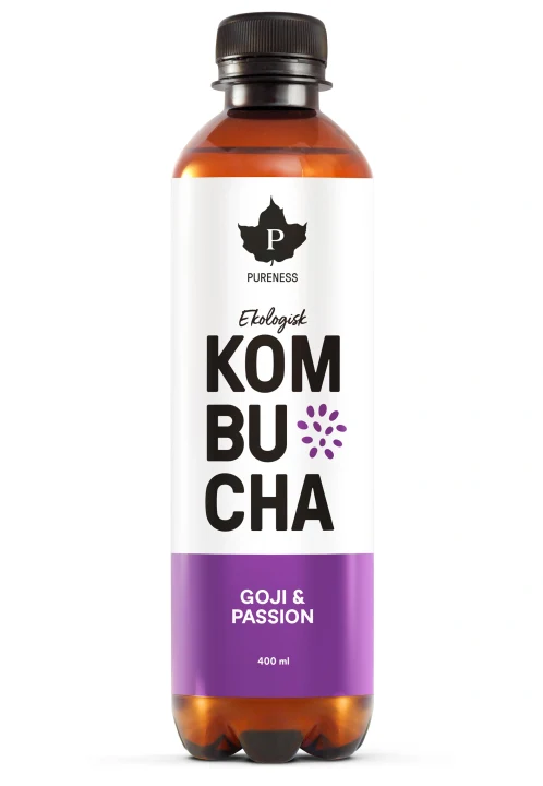 Pureness Ekologisk Kombucha Goji & Passionsfrukt 400 ml Pureness
