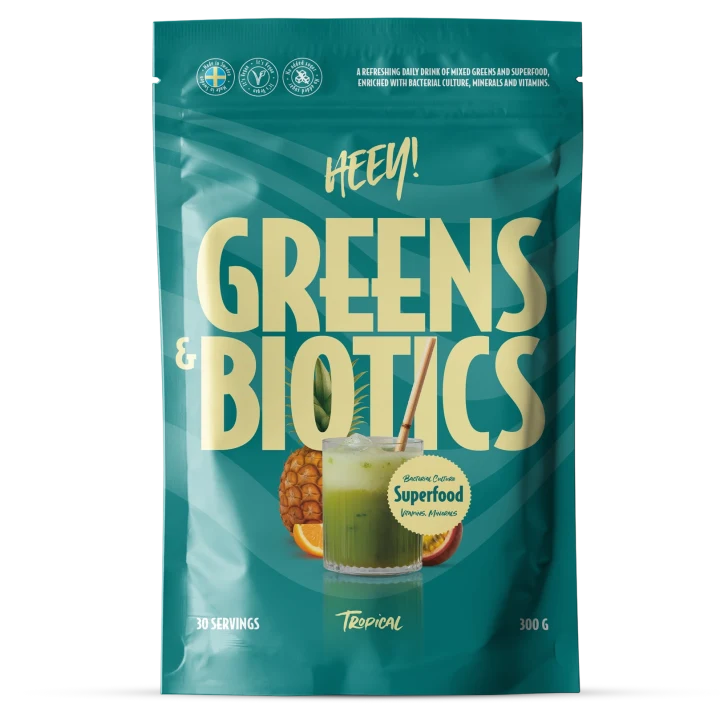 Heey! Greens & Biotics Superfood Tropical 300 g Heey!