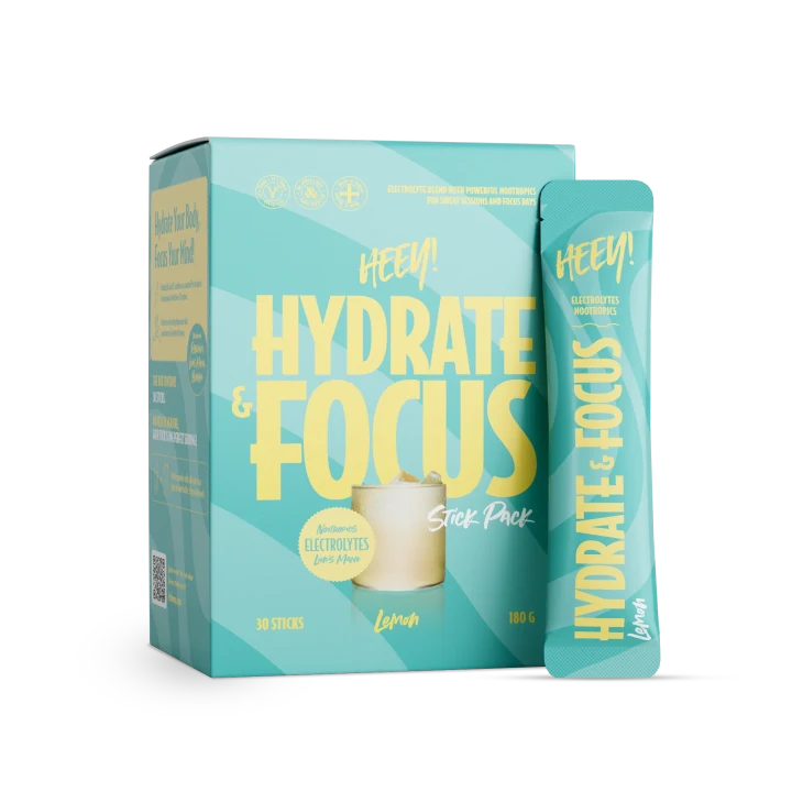 Heey! Hydrate & Focus Elektrolyter Citron 30 st Heey!