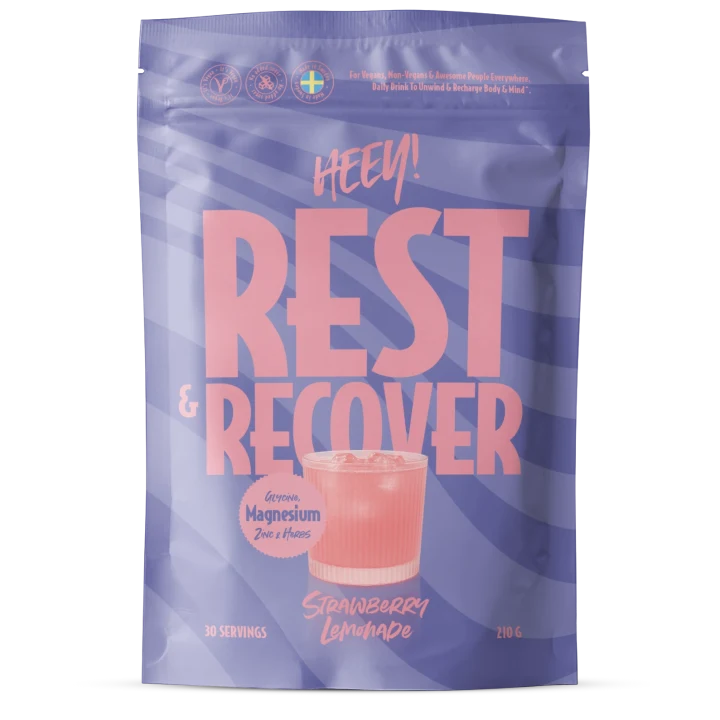 Heey! Rest & Recover Magnesium Jordgubbslemonad 210 g Heey!
