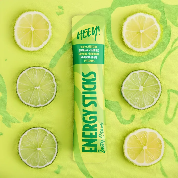 Heey! Energy Sticks Koffein + Guarana Zesty Citrus 30 st Heey!