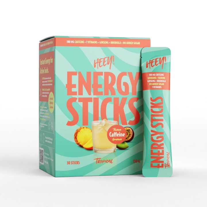 Heey! Energy Sticks Koffein + Guarana Tropical 30 st Heey!