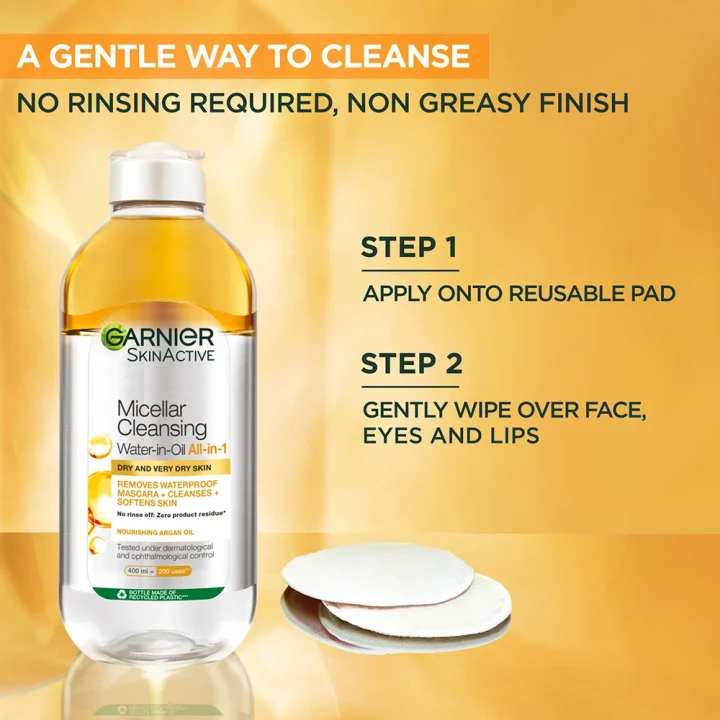 Garnier Micellar Cleansing Water-in Oil All-in-1, 400 ml Garnier