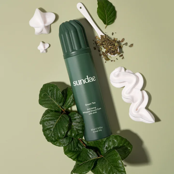 Sundae Body Foaming Body Wash AHA Green Tea 265 ml Sundae Body