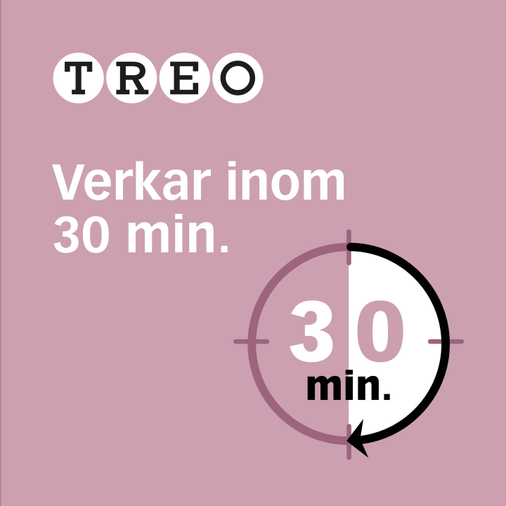 Treo Hallon brustablett 500mg/50mg 20 st Treo