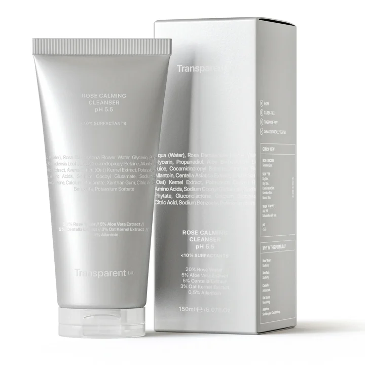 Niche Beauty Lab Transparent Lab Rose Calming Cleanser pH 5.5 150 ml Niche Beauty Lab