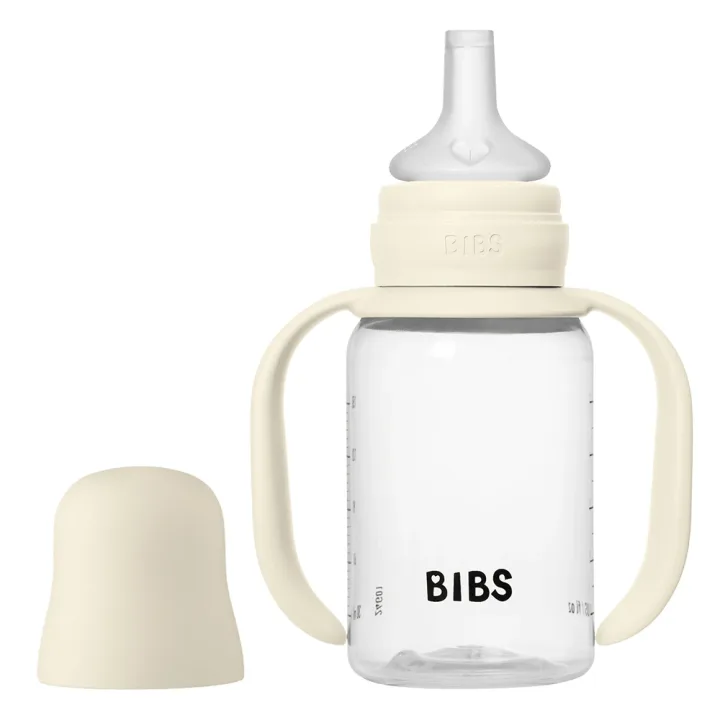 BIBS Baby Sippy Bottle Spout Silicone 150 ml 1-pack Ivory Bibs
