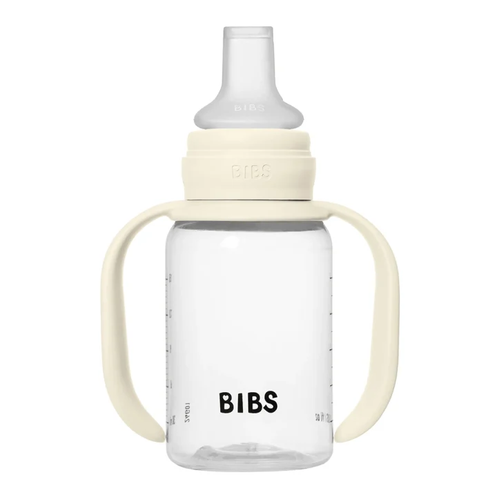 BIBS Baby Sippy Bottle Spout Silicone 150 ml 1-pack Ivory Bibs