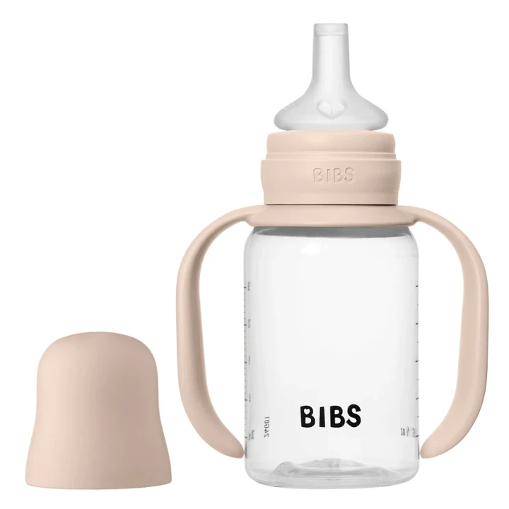 BIBS Baby Sippy Bottle Spout Silicone 150 ml 1-pack Blush Bibs