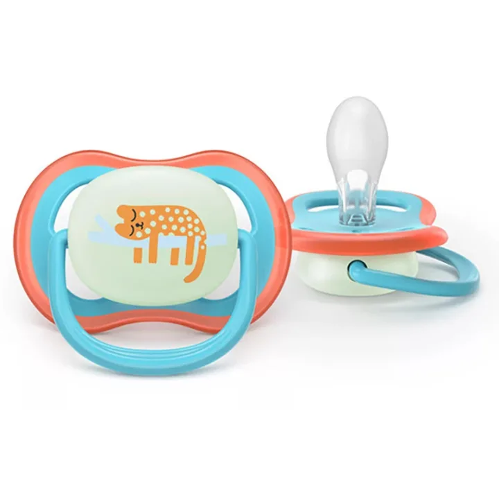 Philips Avent Ultra Air Napp Natt 18mån+ Gul/Turkos 2-pack Philips Avent