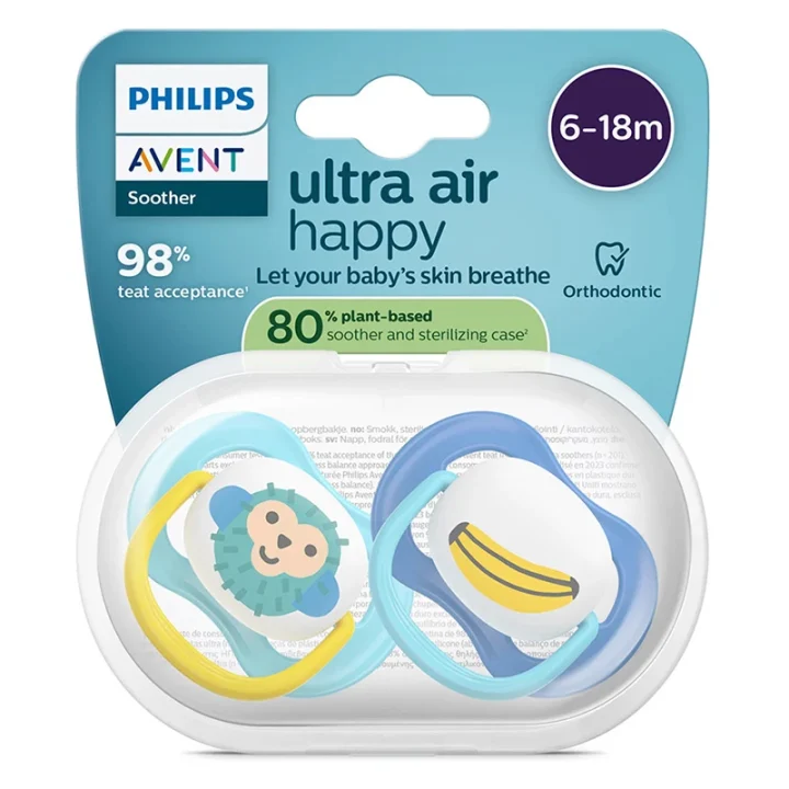 Philips Avent Ultra Air Napp 6-18 mån 2-pack Philips Avent