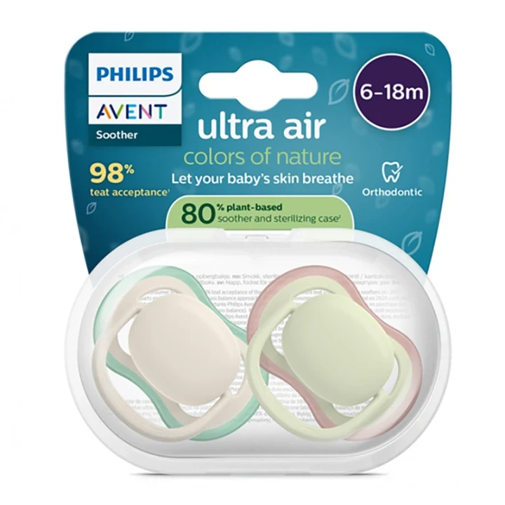 Philips Avent Ultra Air Napp 6-18 mån 2-pack Philips Avent