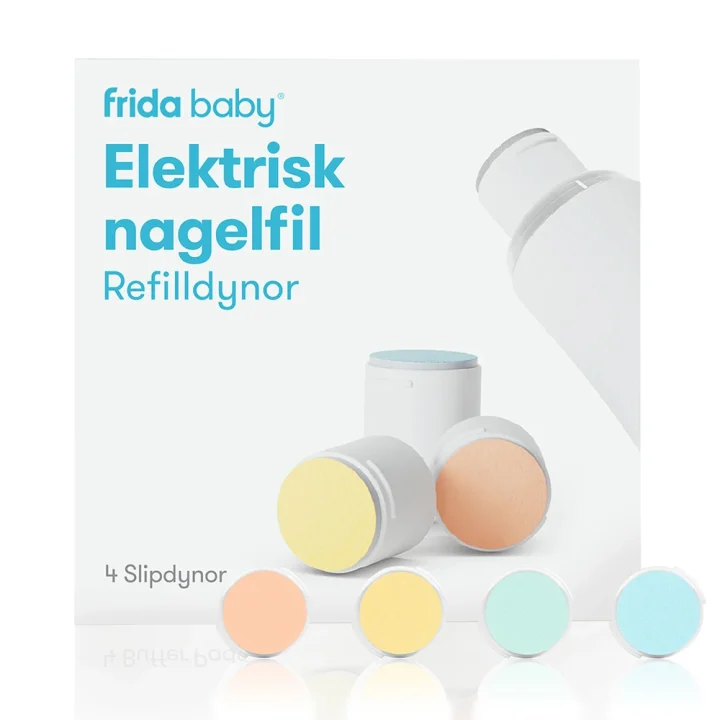 Frida Baby Elektrisk Nagelfil Refilldynor 4 st FridaBaby