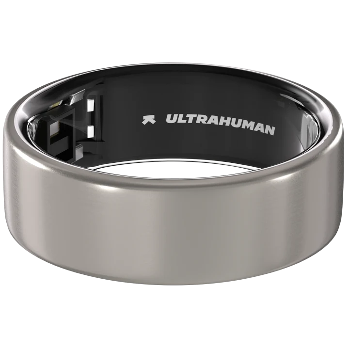 Ultrahuman Ring AIR Raw Titanium Size 8 Ultrahuman