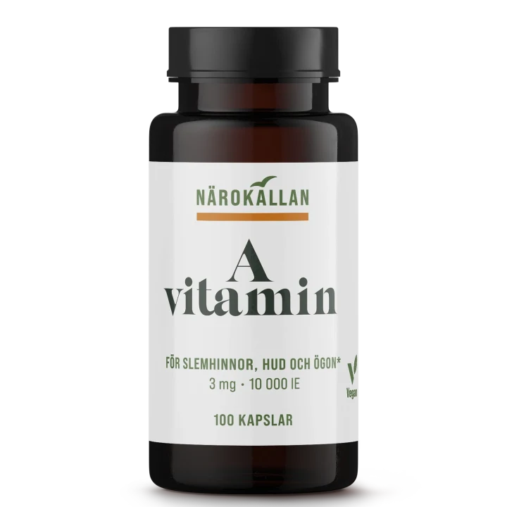 Närokällan A-vitamin 100 kapslar Närokällan