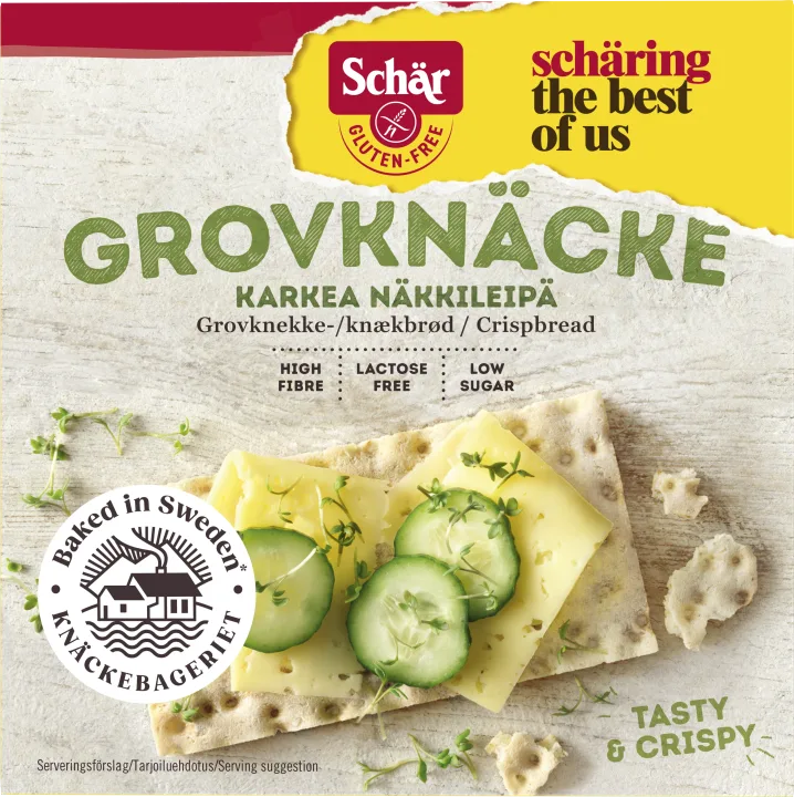Schär Grovknäcke Glutenfritt 215 g Schär