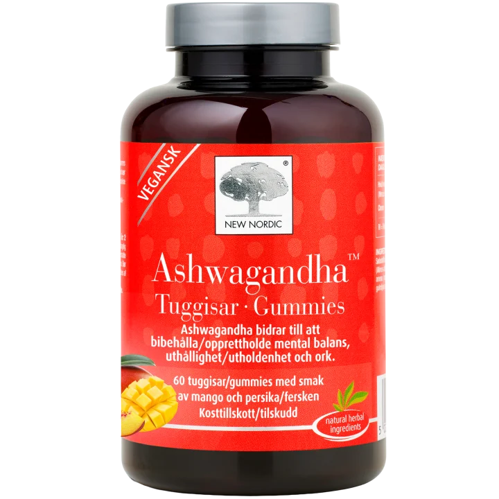 New Nordic Ashwagandha Tuggisar 60 st New Nordic