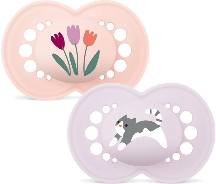 MAM Original Napp Latex 16-36 mån Pink Box 2-pack Mam