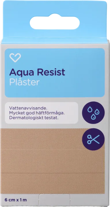 Hjärtats Plåster Aqua Resist 6cm x 1m 1st Hjärtats