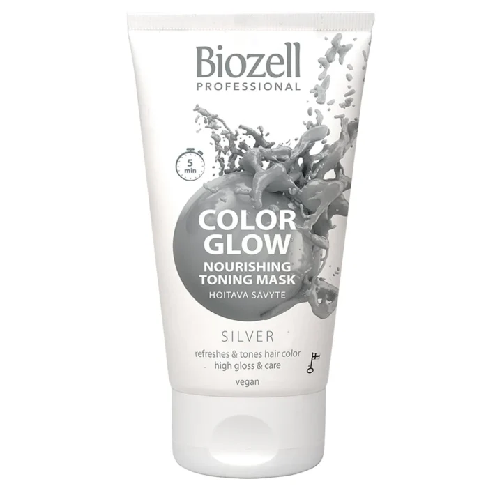 Biozell Color Glow Nourishing Toning Mask 150 ml Silver Biozell 