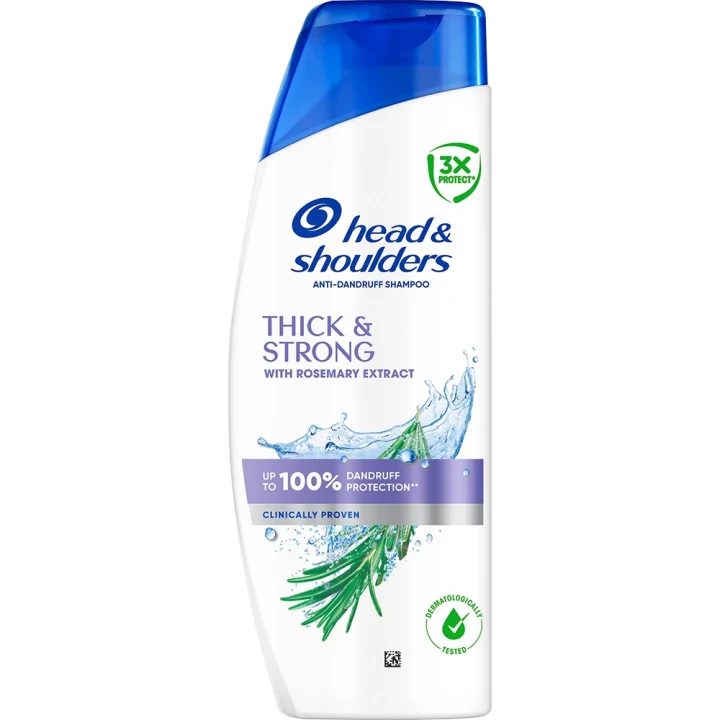 Head & Shoulders Thick & Strong Schampo 250 ml Head & shoulders