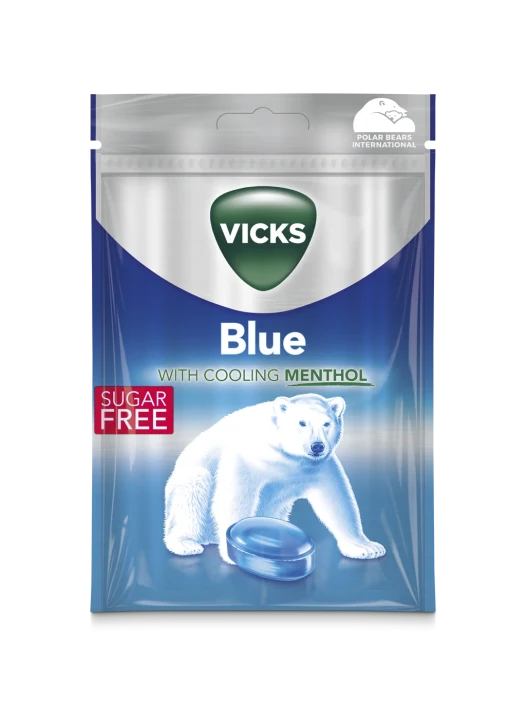 Vicks Blue ExtraStrong Sugar Free 72gx20 Vicks