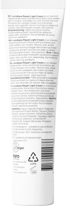 Locobase Repair Light Cream 100 ml Locobase