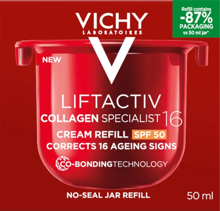 Vichy Refill Liftactive Collagen 16 Specialist Day Cream SPF50 50 ml Vichy