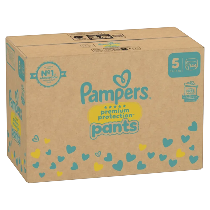 Pampers Premium Protection Byxblöjor 5 11-17kg 144st Pampers