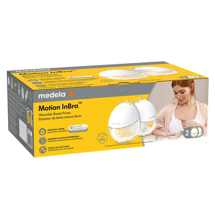Medela Motion InBra Bärbar Bröstpump Dubbel 1 st Medela