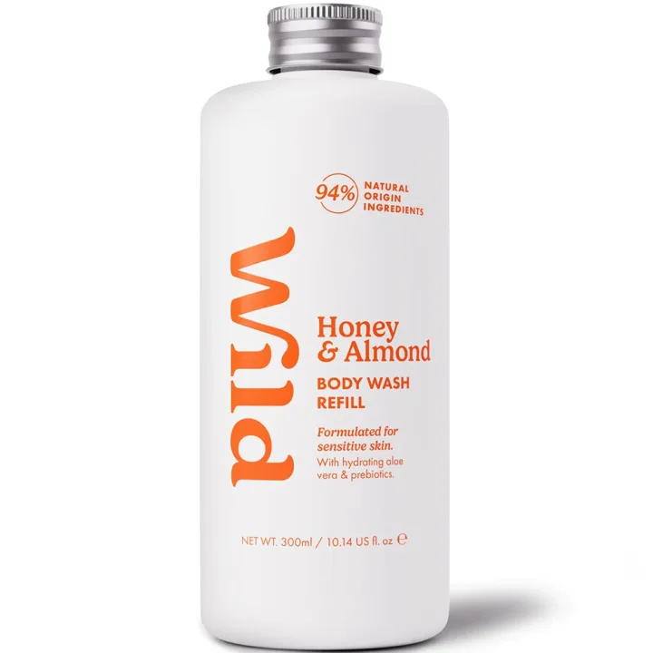 Wild Body Wash Refill Honey Almond Wild