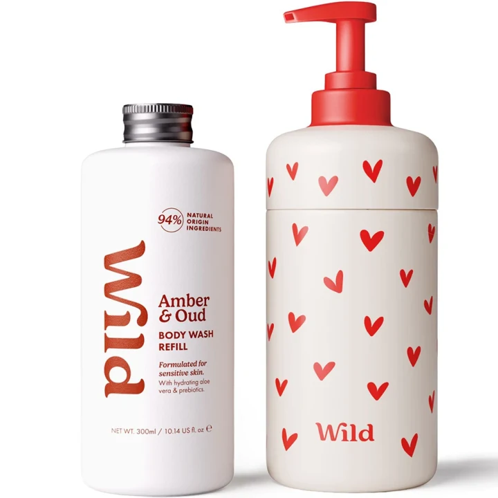 Wild Body Wash Heart Case Amber Oud Wild