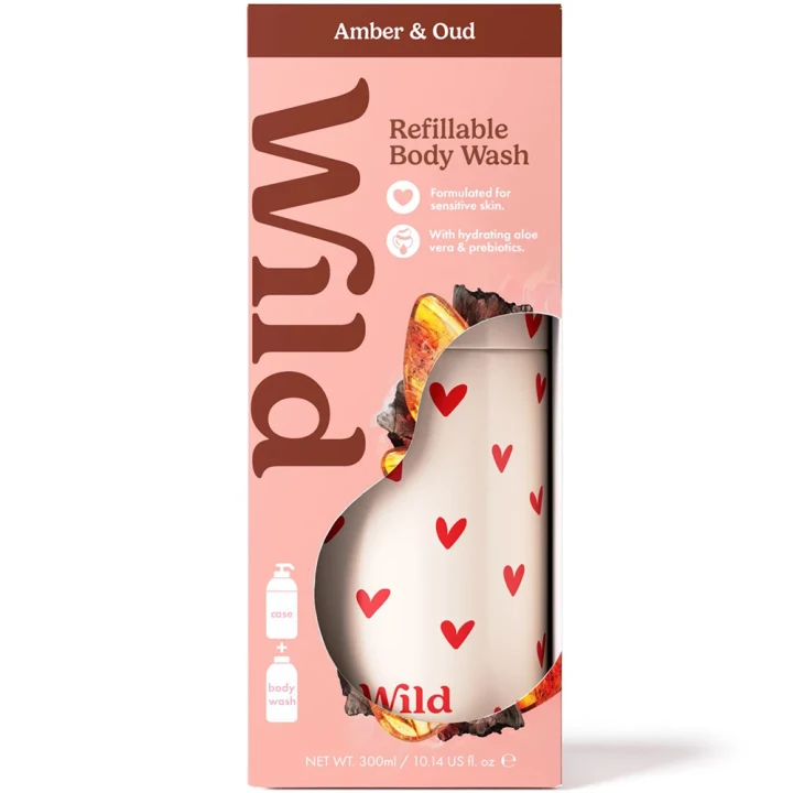 Wild Body Wash Heart Case Amber Oud Wild