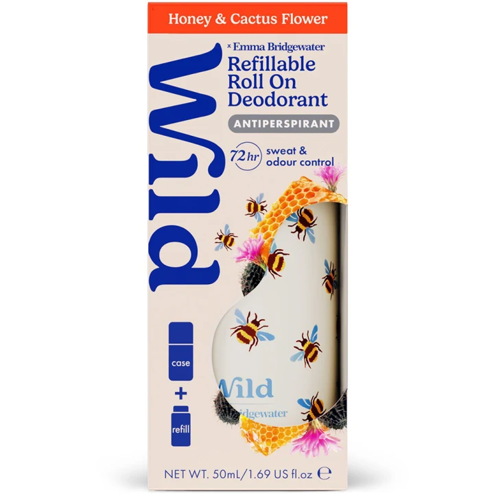 Wild Deo Roll On Bee Case Honey Cactusflower Wild