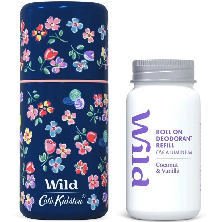 Wild Deo Roll On Cath Kidston Marble Case Coconut Vanilla Wild