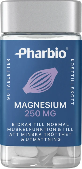 Pharbio Magnesium 250 mg Tablett 90 st Pharbio