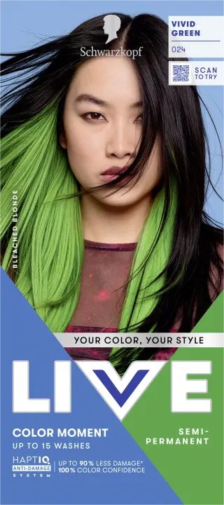 Schwarzkopf LIVE Color Moment 024 Vivid Green Schwarzkopf