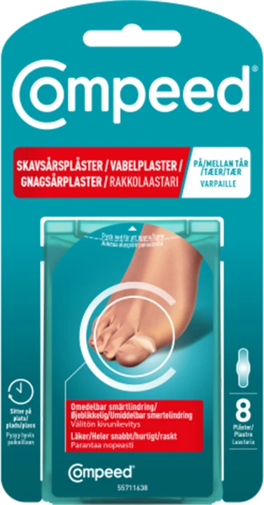 Compeed Skavsårsplåster On Toes Tår 8 St Compeed