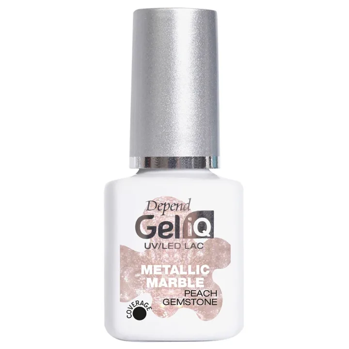 Depend Gel iQ Metallic Marble 5 ml Peach Gemstone Depend