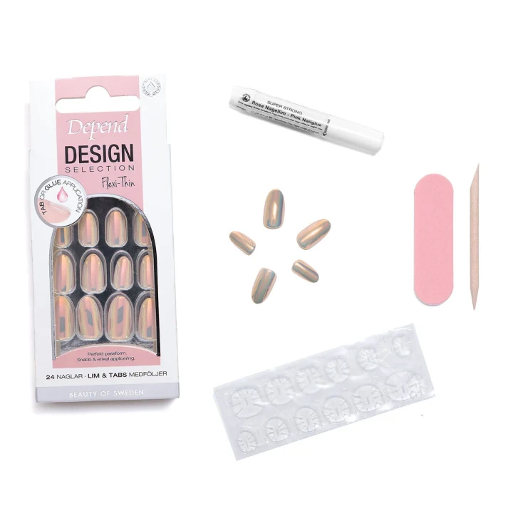 Depend Design Selection Oval 24 st Unicorn Chrome Depend