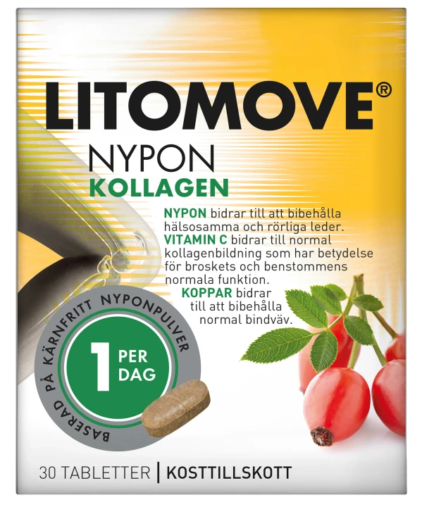 Litomove Nypon Kollagen 30 st Litomove